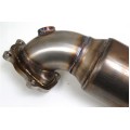 Piper exhaust Noble M12 GTO inc M400 turbo-back repackable system with a cat-bypass, Piper Exhaust, TNOB1SCATBYP